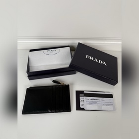 Карман для карт PRADA из тонкой оленье