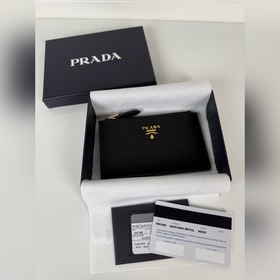 Карман для карт PRADA из тонкой оленье