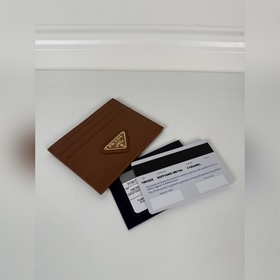 Компактный держатель для карт из натур