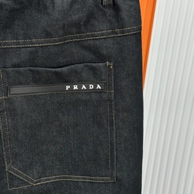 Prada 25FW Осень/Зима Новинка Джинсы д