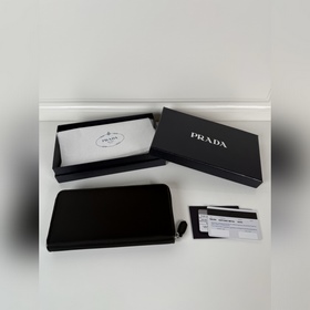 PRADA Нейлоновая ткань + кожа бычка, к