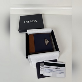 Мужской компактный кошелек PRADA, моде