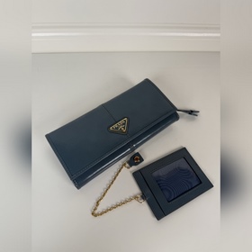 Женский кошелек PRADA с клапаном, моде