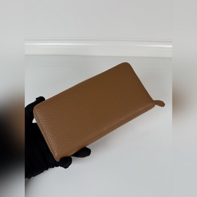 Кожаный кошелек PRADA с оленьим узором