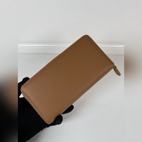 Кожаный кошелек PRADA с оленьим узором