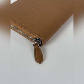 Кожаный кошелек PRADA с оленьим узором