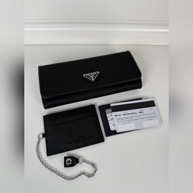 Женский кошелек PRADA с клапаном, моде