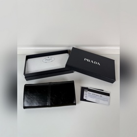 Женский кошелек PRADA с клапаном, моде