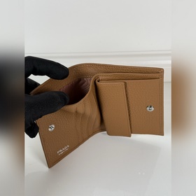 Женский кошелек PRADA с двумя складкам