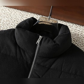 Пуховик PRADA с воротником-стойкой из 