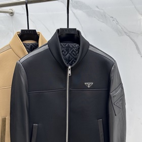 Prada, 2026 P-style stand-collar jacke
