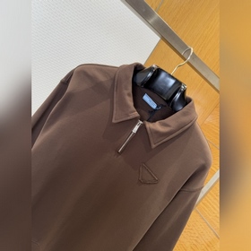 PRADA Свитшот с воротником и длинными