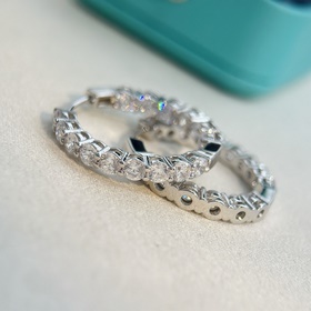 Коллекция Tiffany 23. Серьги-кольца с 