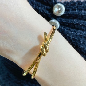 Браслет Tiffany CNC Polished Gold Knot