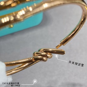 Браслет Tiffany CNC Polished Gold Knot