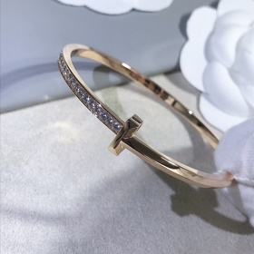 Браслет Tiffany T1 Narrow Half-Diamond