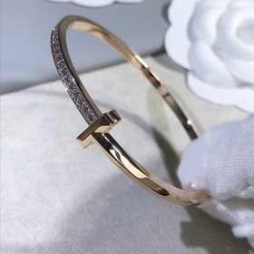 Браслет Tiffany T1 Narrow Half-Diamond