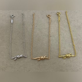 Браслет Tiffany Knot, трехцветный, выс