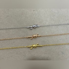 Браслет Tiffany Knot, трехцветный, выс