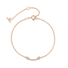 Браслет Tiffany Light Gold Smiley с дв