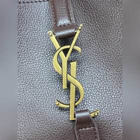 Кофейно-коричневая сумка YSL Saint Lau