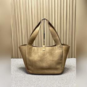 Новая сумка YSL из замши цвета карамел