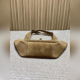 Новая сумка YSL из замши цвета карамел