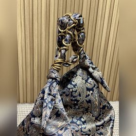 Новая тканая сумка YSL Silk Canopy с т