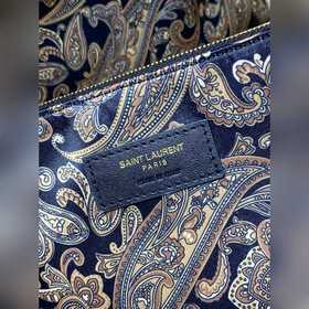 Новая тканая сумка YSL Silk Canopy с т