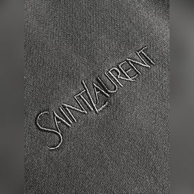YS Saint Laurent Вышитая толстовка с к