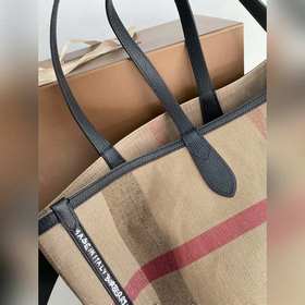 Двусторонняя сумка Burberry, изготовле