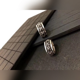 Chrome Hearts Bold Cross Rotating Ring