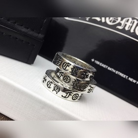 Кольцо Chrome Hearts Signature Text Ос