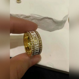 Кольцо Dior с тройным покрытием Потряс