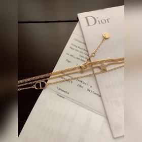 Двухслойное колье Dior New Star CD