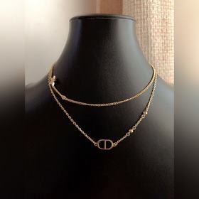 Двухслойное колье Dior New Star CD
