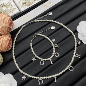 Набор Dior  Ожерелье + браслет  Элег