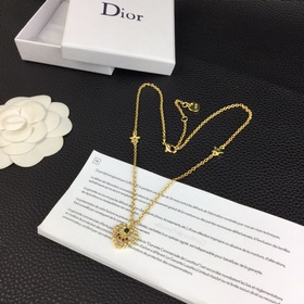 Колье Dior Heart Letter Аутентичные ма