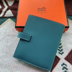 Короткий кошелек HERMES Bearn из кожи