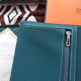 Короткий кошелек HERMES Bearn из кожи 