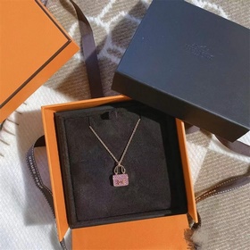 Классическое колье-сумочка Hermès Pink
