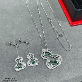 Позолоченные серьги Qeelin Mimi Gold с