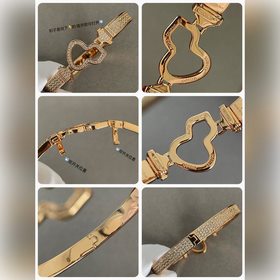 V Gold Material Qeelin Браслет с полны