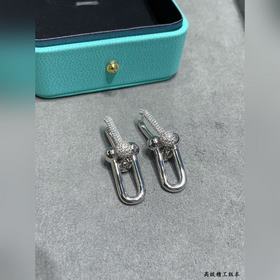 Серьги Tiffany с двойным кольцом в фор