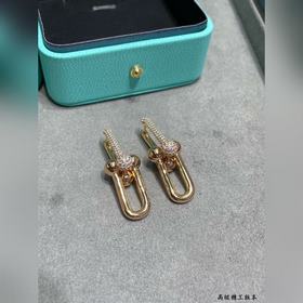 Серьги Tiffany с двойным кольцом в фор