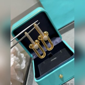 Серьги Tiffany с двойным кольцом в фор