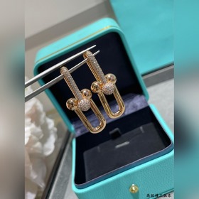 Серьги Tiffany с двойным кольцом в фор