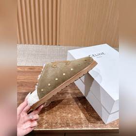 CELINE Новые туфли-мули в стиле Birken