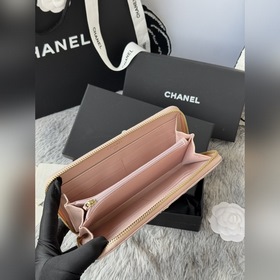 Длинный кошелек CHANEL на молнииз тел