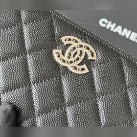 Длинный кошелек CHANEL на молнииз тел